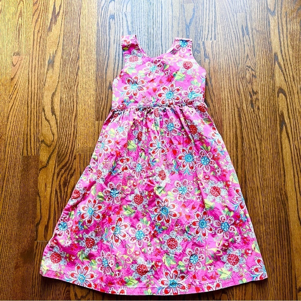 Cheeky girl’s sleeveless floral high quality summer dress - 6
